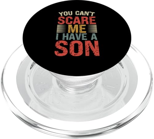 Du kannst mich nicht erschrecken, ich habe einen Sohn, lustiges Vatertags-Retro PopSockets PopGrip für MagSafe Du kannst mich nicht erschrecken, ich habe einen Sohn, lustiges Vatertags-Retro PopSockets PopGrip für MagSafe von Proud Father Of Sons Daddy Men Dad Father's Day