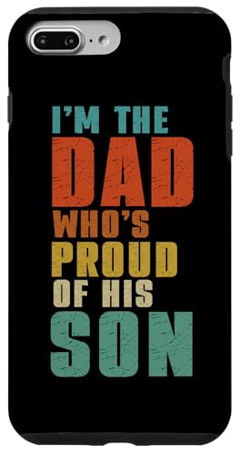 Ich bin der Vater, der stolz auf den Vatertag seines Sohnes ist, Retro Papa Hülle für iPhone 7 Plus/8 Plus Ich bin der Vater, der stolz auf den Vatertag seines Sohnes ist, Retro Papa Hülle für iPhone 7 Plus/8 Plus von Proud Father Of Sons Daddy Men Dad Father's Day