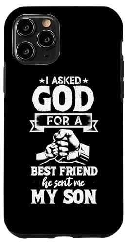 Ich habe Gott um einen besten Freund gebeten, er hat mir meinen Sohn Papa geschickt Hülle für iPhone 11 Pro Ich habe Gott um einen besten Freund gebeten, er hat mir meinen Sohn Papa geschickt Hülle für iPhone 11 Pro von Proud Father Of Sons Daddy Men Dad Father's Day
