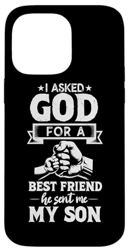 Ich habe Gott um einen besten Freund gebeten, er hat mir meinen Sohn Papa geschickt Hülle für iPhone 14 Pro Max Ich habe Gott um einen besten Freund gebeten, er hat mir meinen Sohn Papa geschickt Hülle für iPhone 14 Pro Max von Proud Father Of Sons Daddy Men Dad Father's Day