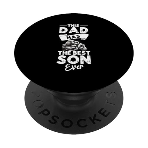 Lustiges Zitat "This Dad Has The Best Son Ever" PopSockets Klebender PopGrip Lustiges Zitat "This Dad Has The Best Son Ever" PopSockets Klebender PopGrip von Proud Father Of Sons Daddy Men Dad Father's Day