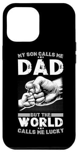 Mein Sohn nennt mich Papa, aber die Welt nennt mich Lucky Papa Hülle für iPhone 12 Pro Max Mein Sohn nennt mich Papa, aber die Welt nennt mich Lucky Papa Hülle für iPhone 12 Pro Max von Proud Father Of Sons Daddy Men Dad Father's Day