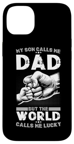 Mein Sohn nennt mich Papa, aber die Welt nennt mich Lucky Papa Hülle für iPhone 14 Plus Mein Sohn nennt mich Papa, aber die Welt nennt mich Lucky Papa Hülle für iPhone 14 Plus von Proud Father Of Sons Daddy Men Dad Father's Day