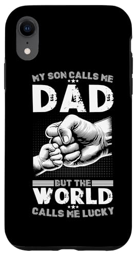 Mein Sohn nennt mich Papa, aber die Welt nennt mich Lucky Papa Hülle für iPhone XR Mein Sohn nennt mich Papa, aber die Welt nennt mich Lucky Papa Hülle für iPhone XR von Proud Father Of Sons Daddy Men Dad Father's Day