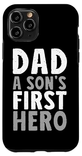Papa, der erste Held eines Sohnes, Vatertag, Lustiger Papa, Elternteil, Papa Hülle für iPhone 11 Pro Papa, der erste Held eines Sohnes, Vatertag, Lustiger Papa, Elternteil, Papa Hülle für iPhone 11 Pro von Proud Father Of Sons Daddy Men Dad Father's Day