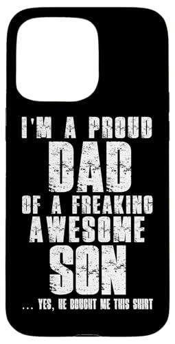 Stolzer Vater eines verdammt tollen Sohnes Vatertag Lustig Hülle für iPhone 15 Pro Max Stolzer Vater eines verdammt tollen Sohnes Vatertag Lustig Hülle für iPhone 15 Pro Max von Proud Father Of Sons Daddy Men Dad Father's Day