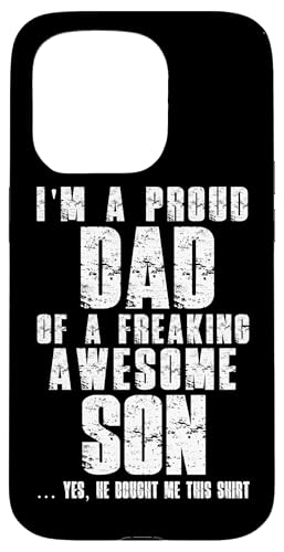 Stolzer Vater eines verdammt tollen Sohnes Vatertag Lustig Hülle für iPhone 15 Pro Stolzer Vater eines verdammt tollen Sohnes Vatertag Lustig Hülle für iPhone 15 Pro von Proud Father Of Sons Daddy Men Dad Father's Day