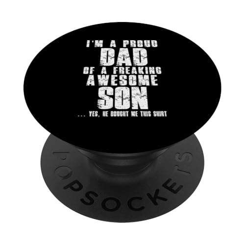 Stolzer Vater eines verdammt tollen Sohnes Vatertag Lustig PopSockets Klebender PopGrip Stolzer Vater eines verdammt tollen Sohnes Vatertag Lustig PopSockets Klebender PopGrip von Proud Father Of Sons Daddy Men Dad Father's Day