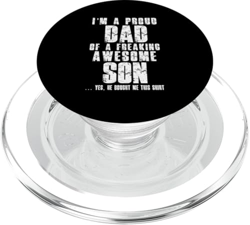 Stolzer Vater eines verdammt tollen Sohnes Vatertag Lustig PopSockets PopGrip für MagSafe Stolzer Vater eines verdammt tollen Sohnes Vatertag Lustig PopSockets PopGrip für MagSafe von Proud Father Of Sons Daddy Men Dad Father's Day