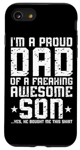 Stolzer Vater eines verdammt tollen Sohnes Vatertag Lustiger Papa Hülle für iPhone SE (2020) / 7 / 8 von Proud Father Of Sons Daddy Men Dad Father's Day