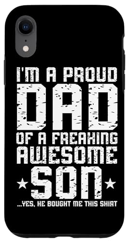 Stolzer Vater eines verdammt tollen Sohnes Vatertag Lustiger Papa Hülle für iPhone XR Stolzer Vater eines verdammt tollen Sohnes Vatertag Lustiger Papa Hülle für iPhone XR von Proud Father Of Sons Daddy Men Dad Father's Day