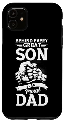 Vater, Sohn, Vaterschaft, Vater der Jungen, Elterntag Hülle für iPhone 11 Vater, Sohn, Vaterschaft, Vater der Jungen, Elterntag Hülle für iPhone 11 von Proud Father Of Sons Daddy Men Dad Father's Day