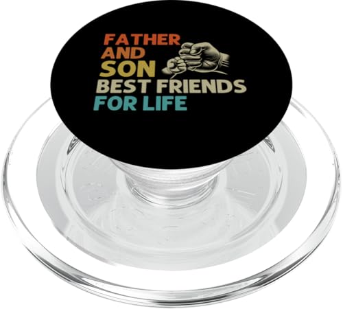 Vater und Sohn Best Friends For Life Retro Vatertag PopSockets PopGrip für MagSafe von Proud Father Of Sons Daddy Men Dad Father's Day