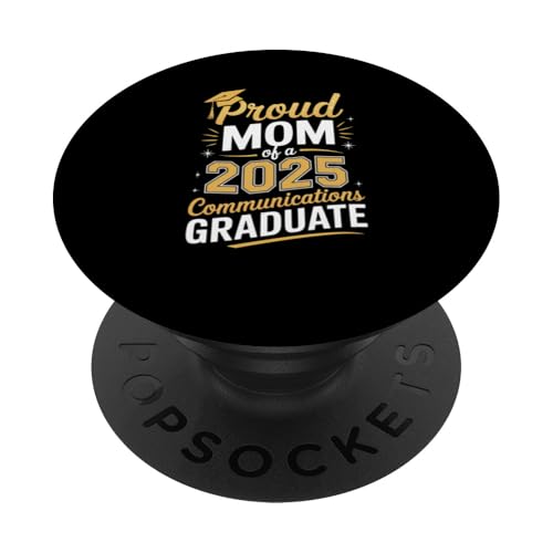 Stolze Mutter eines 2025 Kommunikations-Absolventen PopSockets Klebender PopGrip Stolze Mutter eines 2025 Kommunikations-Absolventen PopSockets Klebender PopGrip von Proud Mom of a 2025 University College Graduate