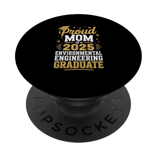 Stolze Mutter eines 2025 Umweltingenieur-Absolventen PopSockets Klebender PopGrip Stolze Mutter eines 2025 Umweltingenieur-Absolventen PopSockets Klebender PopGrip von Proud Mom of a 2025 University College Graduate