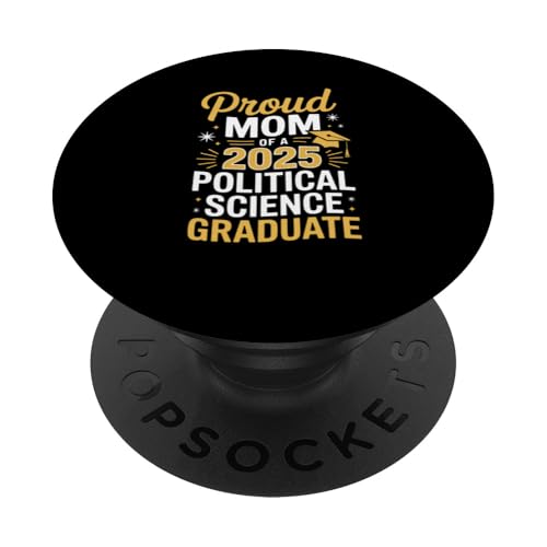 Stolze Mutter eines Absolventen der Politikwissenschaft 2025 PopSockets Klebender PopGrip Stolze Mutter eines Absolventen der Politikwissenschaft 2025 PopSockets Klebender PopGrip von Proud Mom of a 2025 University College Graduate