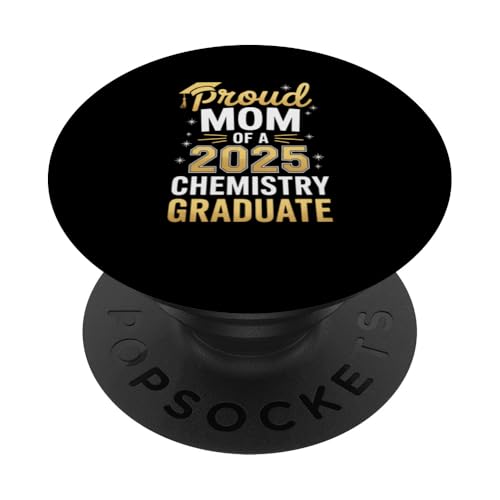 Stolze Mutter eines Chemie-Absolventen 2025 PopSockets Klebender PopGrip Stolze Mutter eines Chemie-Absolventen 2025 PopSockets Klebender PopGrip von Proud Mom of a 2025 University College Graduate