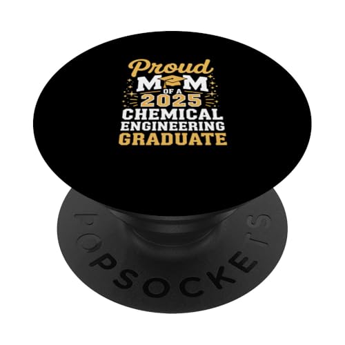 Stolze Mutter eines Chemieingenieur-Absolventen 2025 PopSockets Klebender PopGrip Stolze Mutter eines Chemieingenieur-Absolventen 2025 PopSockets Klebender PopGrip von Proud Mom of a 2025 University College Graduate