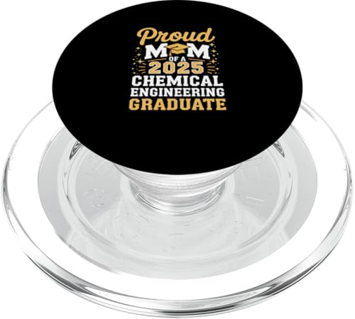 Stolze Mutter eines Chemieingenieur-Absolventen 2025 PopSockets PopGrip für MagSafe von Proud Mom of a 2025 University College Graduate