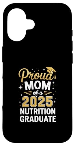 Stolze Mutter eines Ernährungsabsolventen von 2025 Hülle für iPhone 16 Stolze Mutter eines Ernährungsabsolventen von 2025 Hülle für iPhone 16 von Proud Mom of a 2025 University College Graduate
