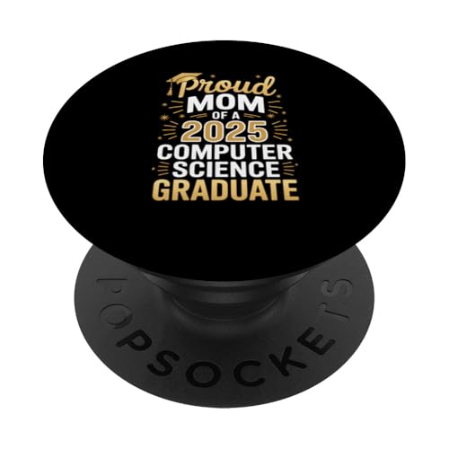 Stolze Mutter eines Informatikstudiums 2025 PopSockets Klebender PopGrip Stolze Mutter eines Informatikstudiums 2025 PopSockets Klebender PopGrip von Proud Mom of a 2025 University College Graduate