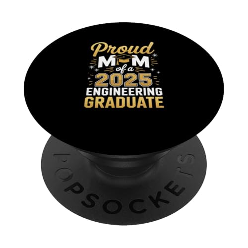 Stolze Mutter eines Ingenieurabsolventen 2025 PopSockets Klebender PopGrip Stolze Mutter eines Ingenieurabsolventen 2025 PopSockets Klebender PopGrip von Proud Mom of a 2025 University College Graduate