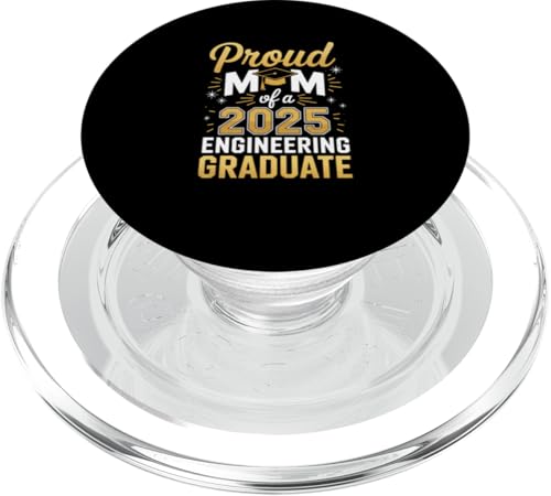 Stolze Mutter eines Ingenieurabsolventen 2025 PopSockets PopGrip für MagSafe Stolze Mutter eines Ingenieurabsolventen 2025 PopSockets PopGrip für MagSafe von Proud Mom of a 2025 University College Graduate