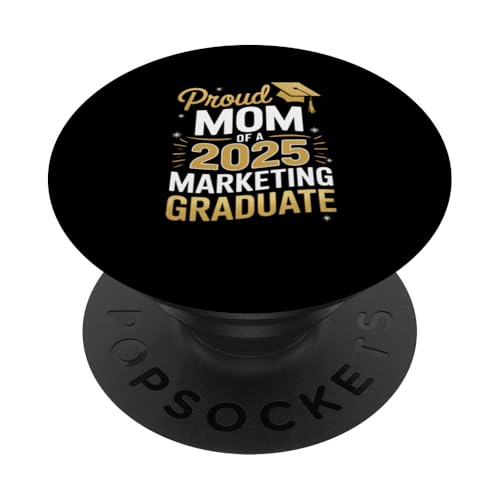 Stolze Mutter eines Marketing-Absolventen 2025 PopSockets Klebender PopGrip Stolze Mutter eines Marketing-Absolventen 2025 PopSockets Klebender PopGrip von Proud Mom of a 2025 University College Graduate