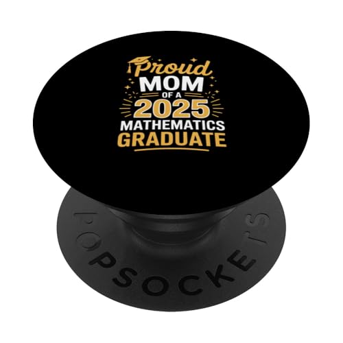 Stolze Mutter eines Mathematikabsolventen 2025 PopSockets Klebender PopGrip Stolze Mutter eines Mathematikabsolventen 2025 PopSockets Klebender PopGrip von Proud Mom of a 2025 University College Graduate