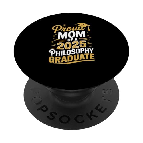 Stolze Mutter eines Philosophie-Absolventen 2025 PopSockets Klebender PopGrip Stolze Mutter eines Philosophie-Absolventen 2025 PopSockets Klebender PopGrip von Proud Mom of a 2025 University College Graduate
