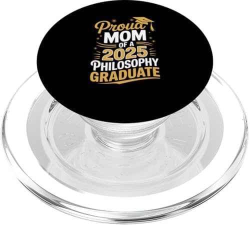 Stolze Mutter eines Philosophie-Absolventen 2025 PopSockets PopGrip für MagSafe Stolze Mutter eines Philosophie-Absolventen 2025 PopSockets PopGrip für MagSafe von Proud Mom of a 2025 University College Graduate