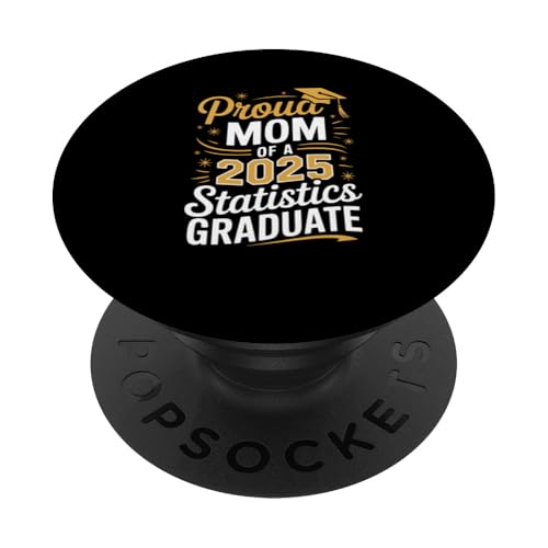 Stolze Mutter eines Statistik-Absolventen 2025 PopSockets Klebender PopGrip Stolze Mutter eines Statistik-Absolventen 2025 PopSockets Klebender PopGrip von Proud Mom of a 2025 University College Graduate