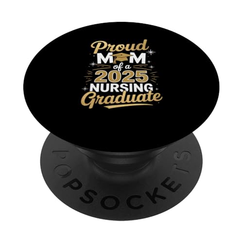 Stolze Mutter eines Stillabsolventen 2025 PopSockets Klebender PopGrip Stolze Mutter eines Stillabsolventen 2025 PopSockets Klebender PopGrip von Proud Mom of a 2025 University College Graduate