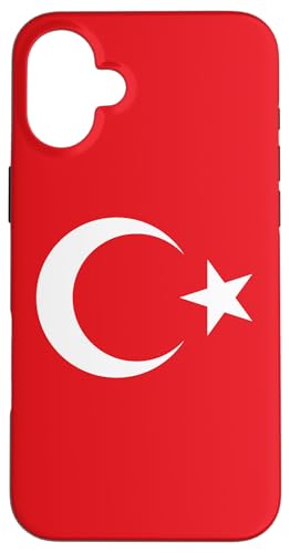 Türkische Flagge Türkei Bayragi Türkiye Halbmond und Stern Hülle für iPhone 16 Plus Türkische Flagge Türkei Bayragi Türkiye Halbmond und Stern Hülle für iPhone 16 Plus von Proud Turkish Family Apparel Co.