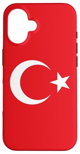 Türkische Flagge Türkei Bayragi Türkiye Halbmond und Stern Hülle für iPhone 16 Türkische Flagge Türkei Bayragi Türkiye Halbmond und Stern Hülle für iPhone 16 von Proud Turkish Family Apparel Co.