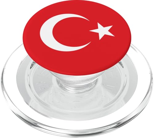 Türkische Flagge Türkei Bayragi Türkiye Halbmond und Stern PopSockets PopGrip für MagSafe Türkische Flagge Türkei Bayragi Türkiye Halbmond und Stern PopSockets PopGrip für MagSafe von Proud Turkish Family Apparel Co.