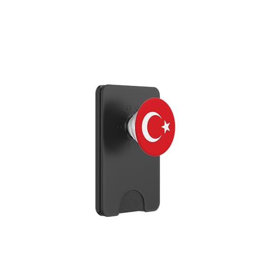 Türkische Flagge Türkei Bayragi Türkiye Halbmond und Stern PopSockets PopWallet für MagSafe Türkische Flagge Türkei Bayragi Türkiye Halbmond und Stern PopSockets PopWallet für MagSafe von Proud Turkish Family Apparel Co.