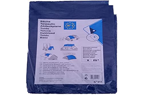 "Eco" Abdeckplane, 2x3m Schnittmaß (Ca - 5 Proz.), Blau oder Blau-Grün von Provence Outillage