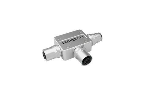 Provertha 42-500017 Sensor-/Aktor-Verteiler und Adapter M12 Adapter, T-Form Polzahl: 5 1St. von Provertha