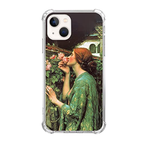 Provilimony John William Waterhouse The Soul of the Rose Hülle kompatibel mit iPhone 14, Rosenölgemälde Kunst Handyhülle für Mann Frauen Teenager, einzigartige weiche TPU-Stoßstange Provilimony John William Waterhouse The Soul of the Rose Hülle kompatibel mit iPhone 14, Rosenölgemälde Kunst Handyhülle für Mann Frauen Teenager, einzigartige weiche TPU-Stoßstange von Provilimony