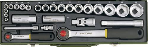 Proxxon Industrial Steckschlüsselsatz metrisch 1/4  (6.3 mm), 1/2  (12.5 mm) 27teilig 23020 von Proxxon Industrial