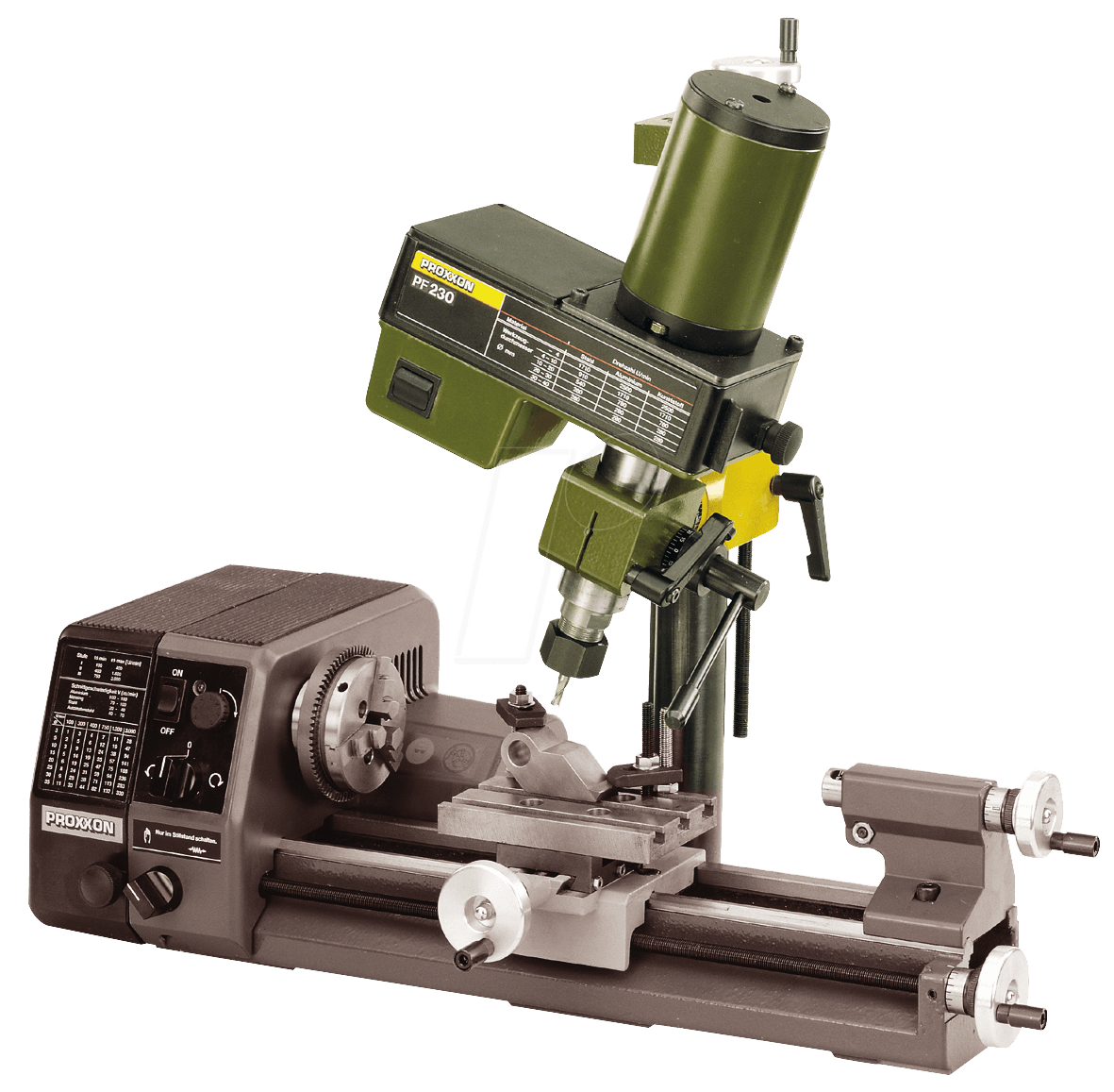 PROXXON 24104 - Bohr- und Fräseinrichtung, MICROMOT, PF 230, 140 W von Proxxon