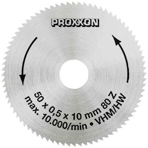 Proxxon 28011 Hartmetall Kreissägeblatt 50 x 10 x 0.5mm Zähneanzahl: 80 1St. von Proxxon