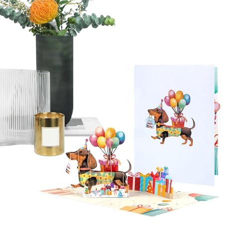 Proypiax Pop-up Geburtstagskarte - Lustige Hund Geburtstagskarte - Partygeschenke Für Kinder Sohn Tante Mutter Tochter Freund Freundin Proypiax Pop-up Geburtstagskarte - Lustige Hund Geburtstagskarte - Partygeschenke Für Kinder Sohn Tante Mutter Tochter Freund Freundin von Proypiax