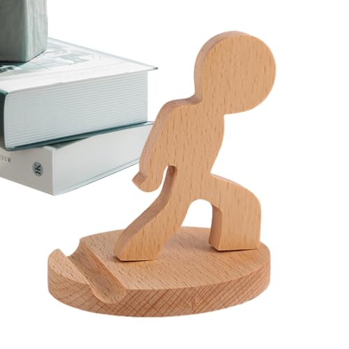 Pruojhw Handy-Tischständer, Telefonhalterung aus Holz für den Schreibtisch | Halterung für Mobiltelefone in Tierform, Smartphone-Halterung aus Holz Pruojhw Handy-Tischständer, Telefonhalterung aus Holz für den Schreibtisch | Halterung für Mobiltelefone in Tierform, Smartphone-Halterung aus Holz von Pruojhw