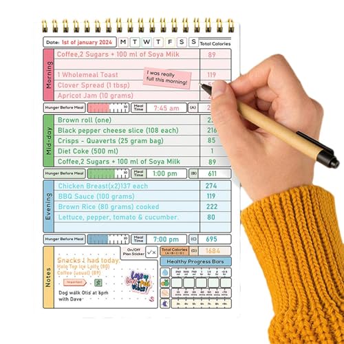 Pruojhw Tagesziel-Notizblock, Gewohnheits-Tracker, Persönlichkeitsplaner, A5 Habit Tracker, Tagebuch, Kalender, Ziel, Tracker, Planer, um die Arbeit zu halten Pruojhw Tagesziel-Notizblock, Gewohnheits-Tracker, Persönlichkeitsplaner, A5 Habit Tracker, Tagebuch, Kalender, Ziel, Tracker, Planer, um die Arbeit zu halten von Pruojhw