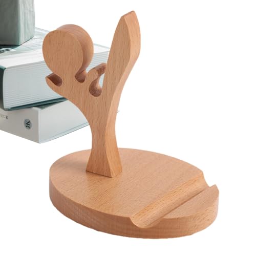 Pruojhw Telefonhalterung aus Holz, Handyhalterung aus Holz – Halterung für Mobiltelefone in Tierform, Smartphone-Halterung aus Holz für zu Hause Pruojhw Telefonhalterung aus Holz, Handyhalterung aus Holz – Halterung für Mobiltelefone in Tierform, Smartphone-Halterung aus Holz für zu Hause von Pruojhw