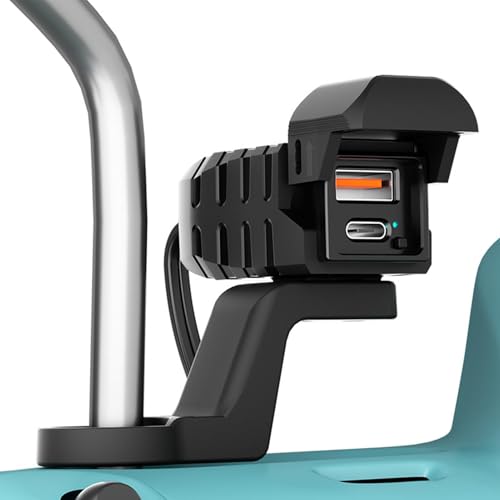 Pruojhw USB-Port für Motorrad, USB-Ladeanschluss für Motorrad, wasserdicht, Schnellladung, Motorradausrüstung, USB-Motorradanschluss mit fester Abdeckung für Zuhause, Büro Pruojhw USB-Port für Motorrad, USB-Ladeanschluss für Motorrad, wasserdicht, Schnellladung, Motorradausrüstung, USB-Motorradanschluss mit fester Abdeckung für Zuhause, Büro von Pruojhw