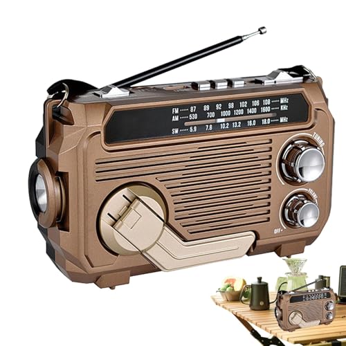 Solar Handkurbel Radio Solar Handkurbel Radio Mit LED Taschenlampe Batterieleistung Tragbare Handkurbel-Wetterradios Für Den Innen, Wandern, Camping, Ourdoor Solar Handkurbel Radio Solar Handkurbel Radio Mit LED Taschenlampe Batterieleistung Tragbare Handkurbel-Wetterradios Für Den Innen, Wandern, Camping, Ourdoor von Pruojhw