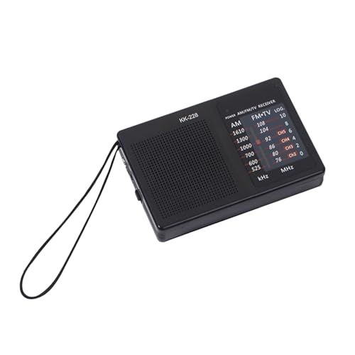 Tragbares AM-FM-Taschenradio, Kleines Radio Mit Großartigem Empfang, Batteriebetriebenes Retro-Am/FM-Radio Mit Großem Lautsprecher Langlebiges Für Zu Hause, Unterwegs Tragbares AM-FM-Taschenradio, Kleines Radio Mit Großartigem Empfang, Batteriebetriebenes Retro-Am/FM-Radio Mit Großem Lautsprecher Langlebiges Für Zu Hause, Unterwegs von Pruojhw